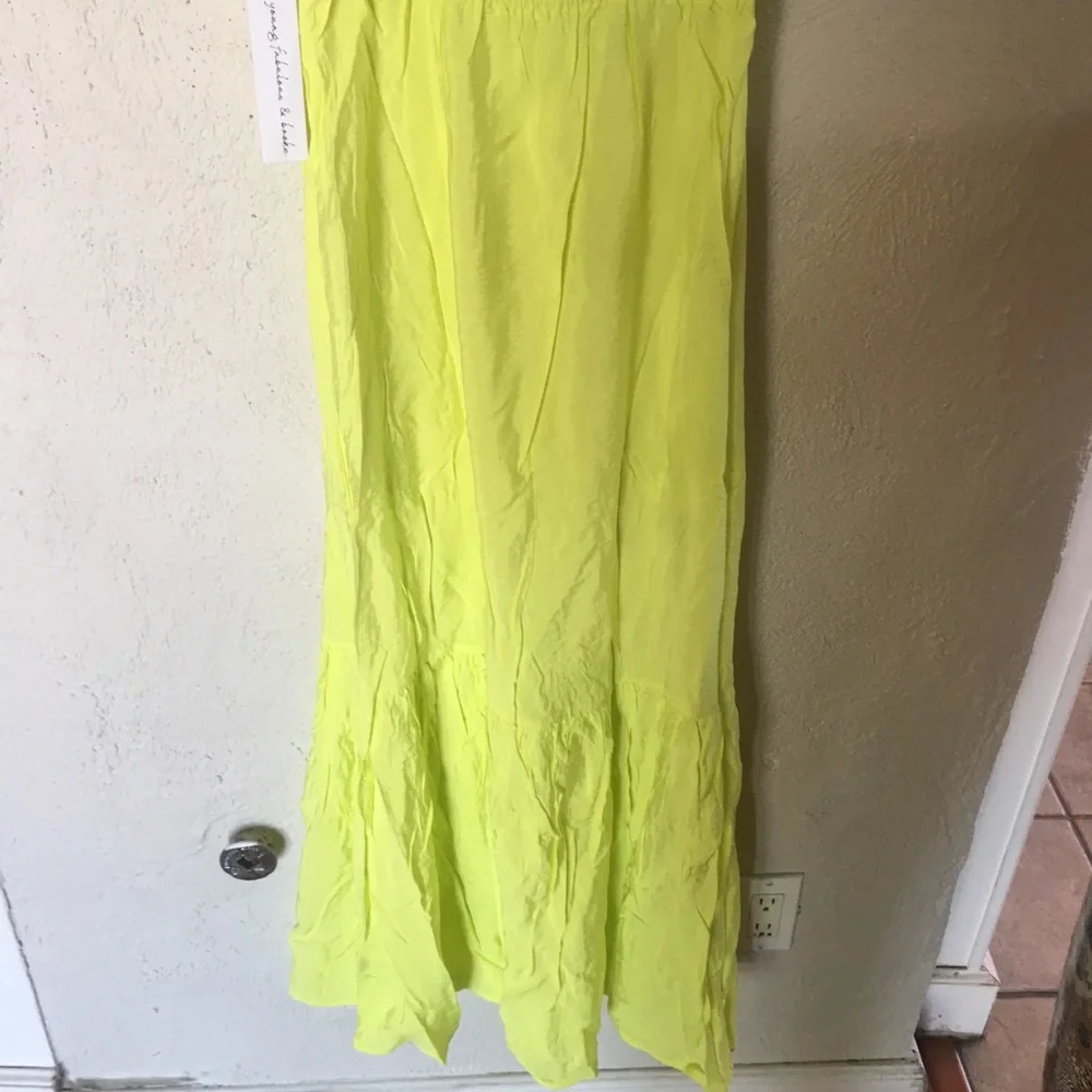 Young Fabulous & Broke Neon Yellow Cruz Dress in Margarita